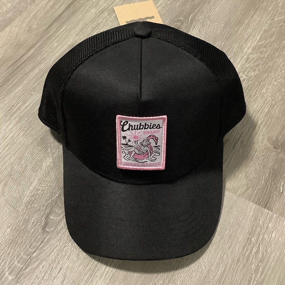 Chubbies Friday at five backstage trucker hat